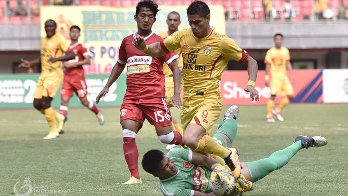 Badak Lampung membuat kejutan saat mengalahkan Bhayangkara FC (Foto: Liga Indonesia)