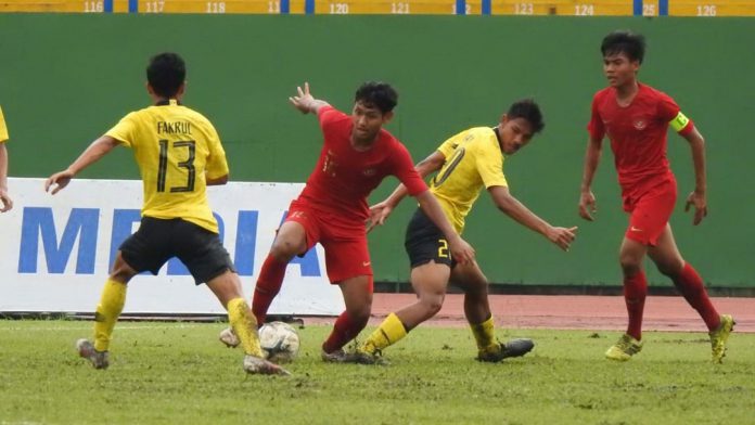 Indonesia kalah melawan Malaysia di Piala AFF U-18