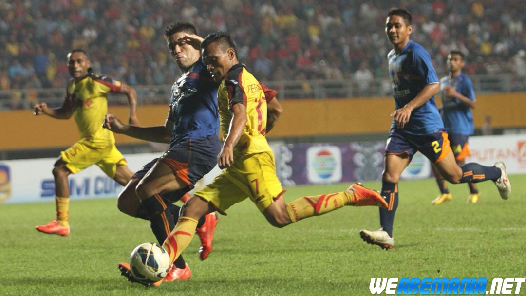Fabiano saat final SCM Cup melawan Sriwijaya FC