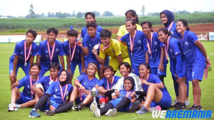 Arema Putri Jadi Runner Up Piala Kartini 2021