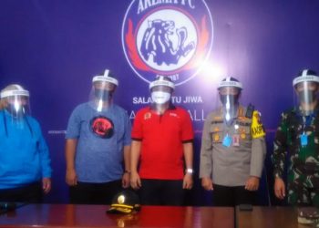TNI, Polri dan DPRD Apresiasi Kesigapan Arema Antisipasi Covid-19