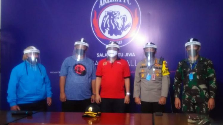 TNI, Polri dan DPRD Apresiasi Kesigapan Arema Antisipasi Covid-19