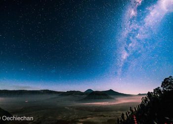 Fenomena Milky Way di Bromo (Instagram:oechiechan)