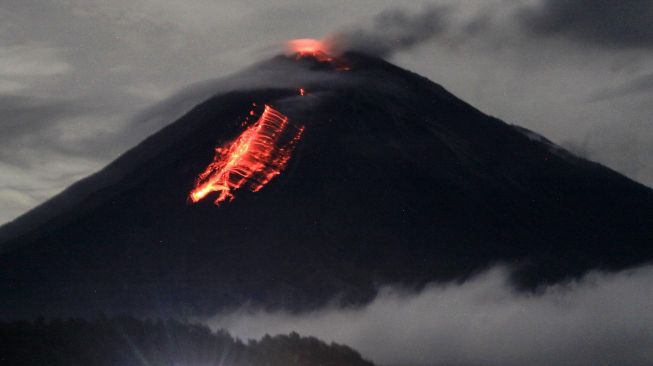 Gunung Semeru Meletus