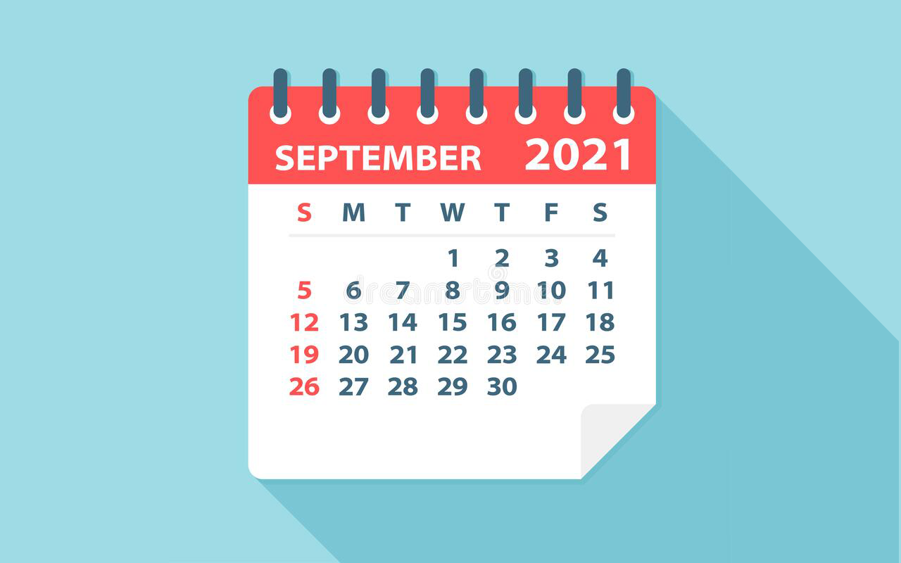 2021 bulan hari besar september Masuk September