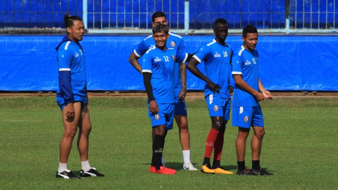 Suasana latihan Arema (Foto: Dani Kristian)