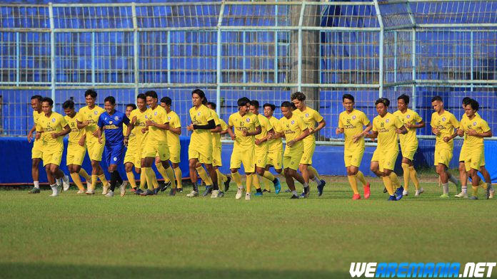 Hadapi Ketidakpastian Liga 1 2020. Arema Bersiap Layaknya Tentara