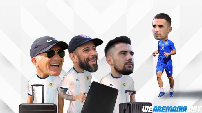 Jauh-jauh hari sebelum kompetisi Liga 1 2020 digulirkan, manajemen Arema menerima invasi dari geng Argentina.