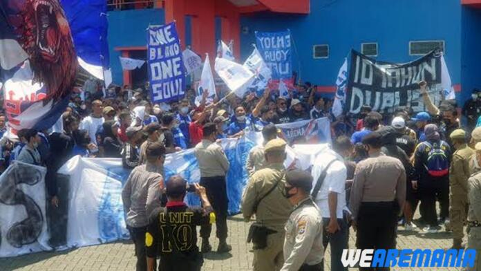 Pergerakan Aremania MMGA Ultimatum PSSI Selesaikan Dualisme Arema