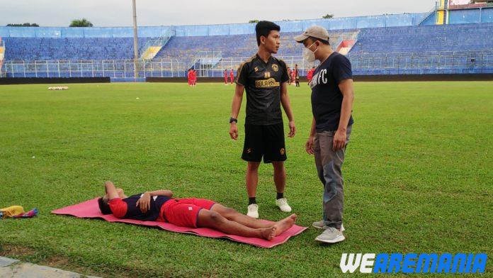 Aji Saka Menjadi Korban Latihan Perdana Arema