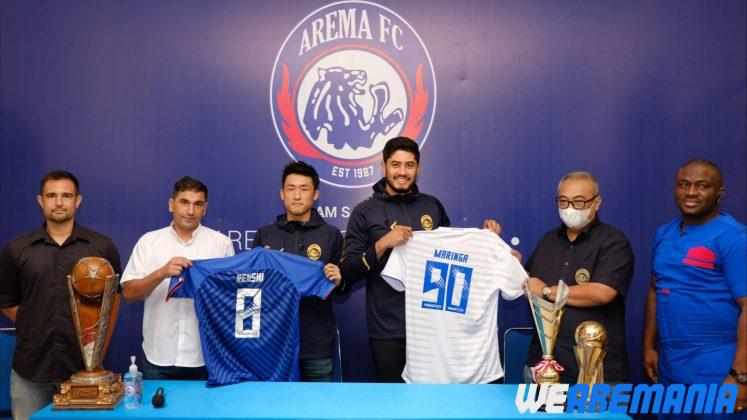 Renshi Yamaguchi dan Adilson Maringa Resmi Berseragam Arema - Wearemania