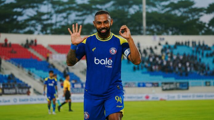 Gol ke-50 Arema Musim Ini Dicetak Dalberto Luan Belo
